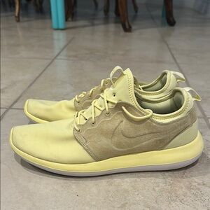 Nike Yellow Lifestyle Sneakers with Cushioned Sole
